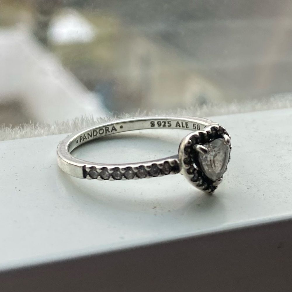 Pandora Silver Heart Ring - Picture 4 of 8